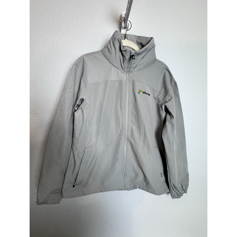 Cutter & Buck Microsoft Women's Small Gray Lightweight Softshell Tech‎ Core